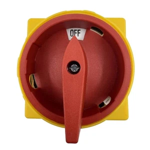 Kraus & Naimer On/Off Isolation Switch 690V 25A Red/Yellow KG20B K302 - Picture 1 of 9