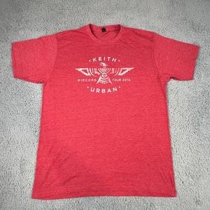 Camisa Keith Urban Para Hombres Grande Roja Ripcord Tour 2016 Banda de Conciertos Camiseta Tultex - Imagen 1 de 6