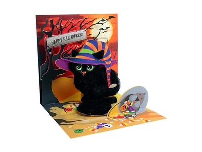 Spooky Cat - Halloween Pop-up Card by Up With Paper - 1155