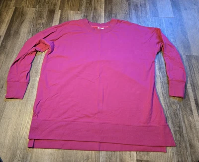Lularoe Hannah Rosa/Magenta Talla Grande PREMADO BUENO Foto 1 de 4