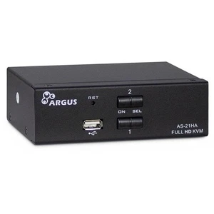 Inter-Tech KVM KVM-AS-21HA HDMI line in 2X HDMI 4X 3,5mm 3pol. Klinke 1 Power li - Bild 1 von 4