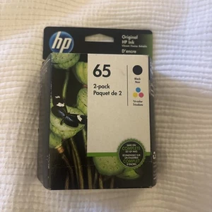 HP 65XL Black 65 Tri-Color Combo Ink Cartridge 6ZD95AN OEM Box DEC 2026 - Picture 1 of 3