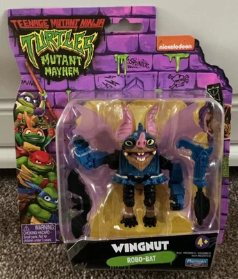 PLAYMATES TOYS TMNT Teenage Mutant Ninja Turtles Mutant Mayhem Wingnut Actionfigur Neu