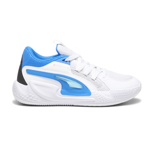Sneakers PUMA Court Rider Chaos Team stringate basket uomo bianche scarpe sportive