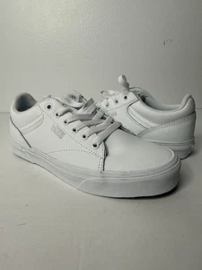 Vans Seldan Damengröße 8 weiß Low-Top Leder Skateboardschuhe 500714 - Bild 1 von 16