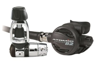 Atomic Aquatics B2 Sealed Yoke Regulator, Black - Image 1 of 2