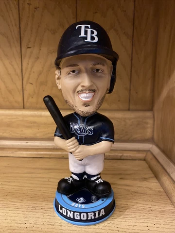 TAMPA BAY RAYS EVAN LONGORIA FOREVER COLLECTIBLES QUALITY BOBBLEHEAD NICE! Cover
