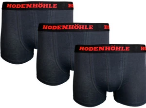 Flotter-3er-Pack Boxershorts Retroshorts Baumwolle Unterhose Unterwäsche schwarz - Bild 1 von 9