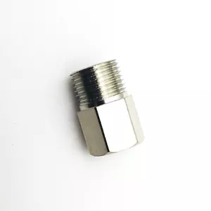 Fitting Pipe BSP BSPP 1/8" Female to Metric M12 M12X1 M12X1.0 Male Brass Adapter - Picture 1 of 2
