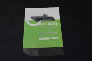alter Druck OPEL BLITZ Werbung Reklame Sammler - Bild 1 von 6