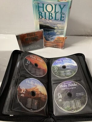 The Bible Complete Audio KJV 60 CD Set w/ Case Tim Lahaye Left Behind BONUS-RARE Foto 1 de 4