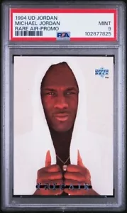 1994 Upper Deck MICHAEL JORDAN Chicago Bulls RARE AIR PROMO Card HOF Tough PSA 9 - Picture 1 of 2