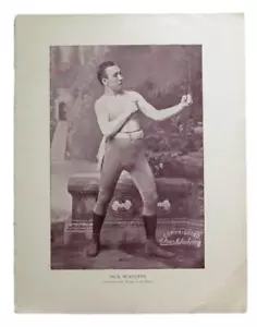 Jack McAuliffe Boxer d.1937 1895 Boxing Gladiators 11x15 Supplement Poster - Picture 1 of 2