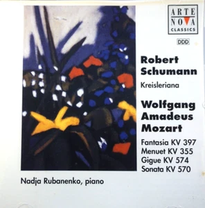 Schumann - Kreisleriana / Mozart - Piano Pieces, Nadja Rubanenko, Piano - CD, VG - Picture 1 of 2