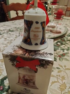 Vintage 1995 Weihnachts Glocke Christmas Bell Germany - Picture 1 of 3