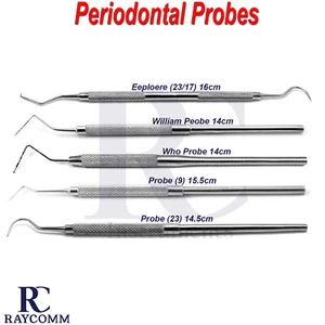 Parodontal Dental Explorer Skalierer Hygieniker Zahnmedizin Zähne endodontische Sonden - Bild 1 von 6