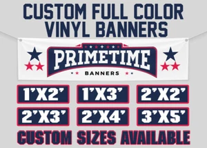 Custom Vinyl Banner | Advertising/Business Banner | Event Banner | Party Banner - Picture 1 of 1