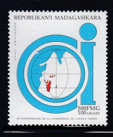 MADAGASCAR Commission for the Indian Ocean MNH stamp Cover
