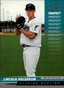 2005 Leaf Baseball Card #232 Lincoln Holdzkom PROS