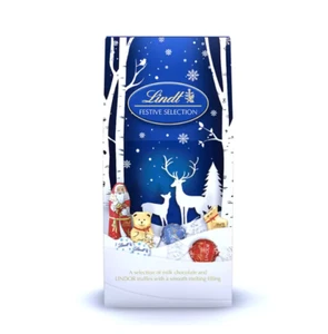 Lindt Festive Selection Pouch, 650g - Picture 1 of 5
