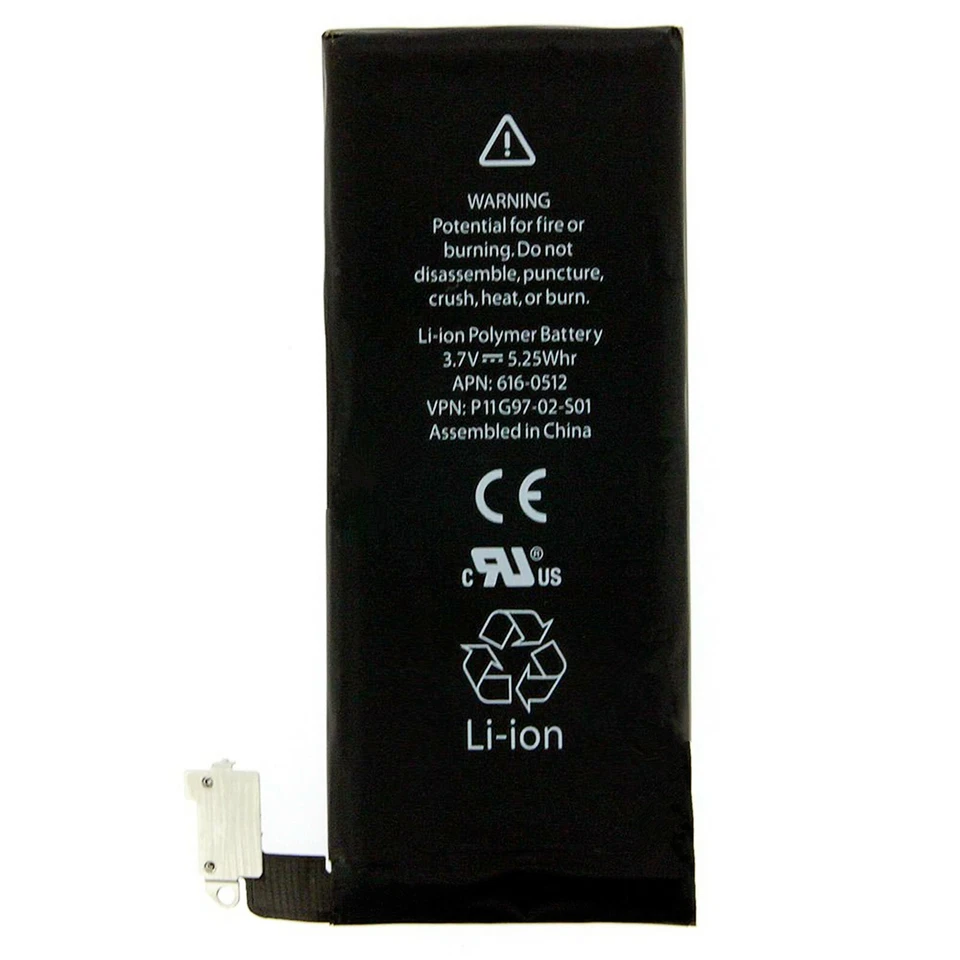 New OEM 1420mah Replacement 3.7V Li-ion Battery For iPhone 4 4G GSM iPhone4g - Image 1 of 1