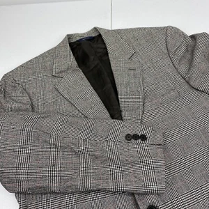 Brooks Brothers Blazer Jacket Men's 43L Coat Jacket Suit Loro Piana Glen check - Picture 1 of 18