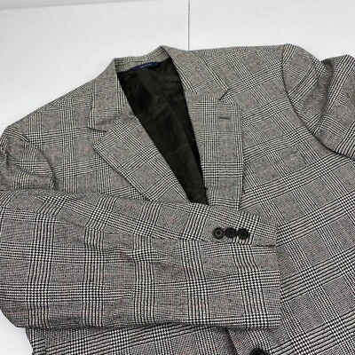 Brooks Brothers Blazer Jacket Men's 43L Coat Jacket Suit Loro Piana Glen check - Image 1 of 4