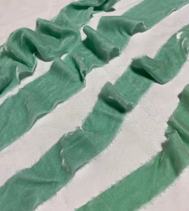 Hand Dyed Easter Egg Silk Velvet Ribbon ( 4 Widths to choose from) - Picture 1 of 3