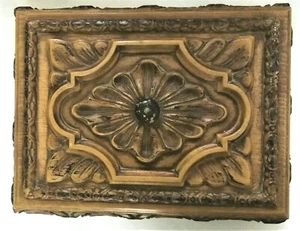Unique Retro Jewelry/Trinket Storage Box With Feet Very Heavy - Picture 1 of 7