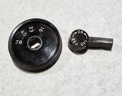 GE/V-M 2334 Turntable Parts from Phonograph Model RP-1520A - SELECTOR KNOB - Image 1 of 4