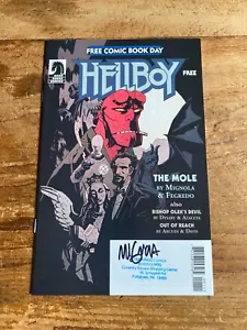 Free Comic Book Day Hellboy Dark Horse Comics Signed Mike Mignola 2008 W - Picture 1 of 12
