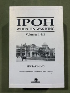 Libros de bolsillo Ipoh When Tin Was King Vols 1 y 2 en estuche Ho Tak Ming Malasia - Imagen 1 de 5