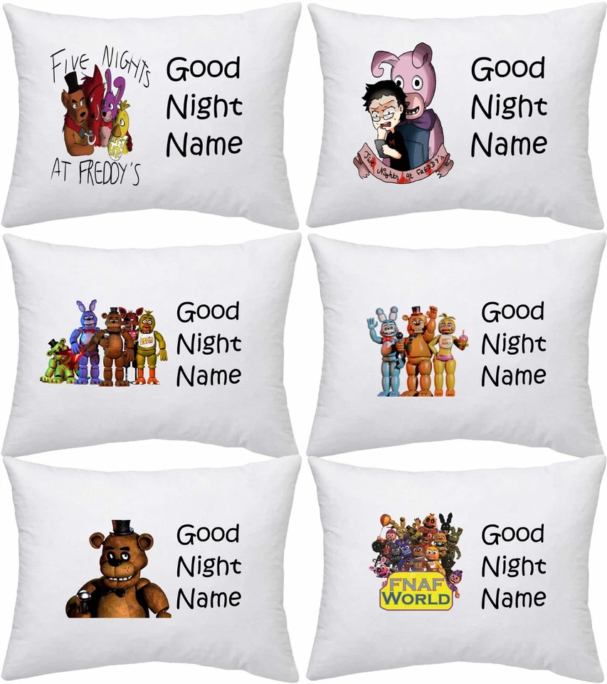 FIVE NIGHTS AT FREDDYS FNAF Personalised Pillow Case - Image 1 of 1