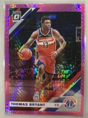Thomas Bryant Pink Prizm 19-20 Panini Donruss Optic Basketball - Image 1 of 2