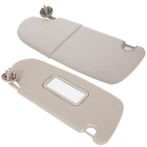 Left Right Gray Sun Visor for 2002-2010 Dodge Ram Extendable Non Illuminated - Picture 1 of 23