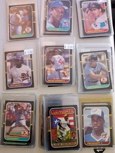 1987 Donruss Baseball Singles You Pick From List