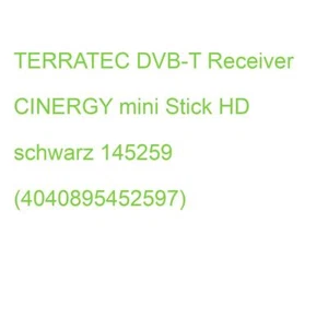 TERRATEC DVB-T Receiver CINERGY mini Stick HD schwarz 145259 (4040895452597) - Bild 1 von 2