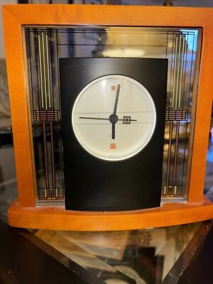 RELOJ DE MESA BULOVA REPISA - FRANK LLOYD WRIGHT "THE WILLITS" B7756  Foto 1 de 3