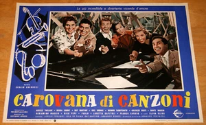 fotobusta film CAROVANA DI CANZONI Ray Martino Achille Togliani Sergio Corbucci - Imagen 1 de 1