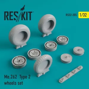 Juego de ruedas 1/32 Reskit RS32-0205 Messerschmitt Me 262 tipo 2 - Imagen 1 de 1