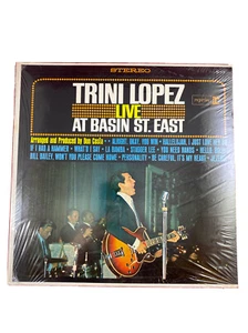 Trini Lopez ‎Live At Basin St. East Vinyl LP Ronde Records Rock & Roll Pop New - Foto 1 di 2