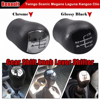 Pomo de cambio de marchas para Renault Twingo Scenic Megane Laguna Kangoo Clio II 2 MK2 Foto 1 de 4