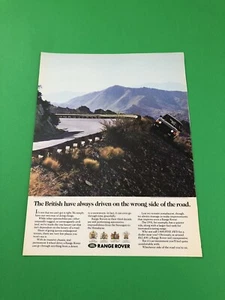 1989 1990 1991 1992 1993 1994 RANGE ROVER ORIGINAL PRINT AD ADVERTISEMENT B16 - Picture 1 of 1