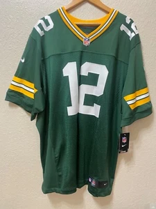 NEW Nike Green Bay Packers Aaron Rodgers Authentic ON FIELD Jersey Sz 56 (XXL) - Picture 1 of 11
