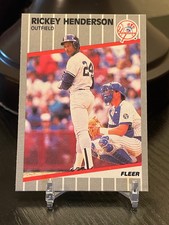 1989 Fleer Rickey Henderson #254