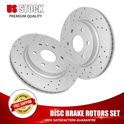 Rotores de freno de disco delanteros para Chevy Traverse GMC Acadia Enclave Outlook 2009-2017 Foto 1 de 4