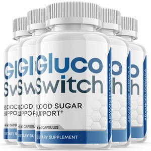 Gluco Switch Pills - GlucoSwitch Pills For Blood Sugar Support OFFICIAL - 5 Pack - Picture 1 of 5