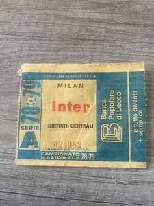 Milan-inter biglietto/ticket 1978/79 (Roma,Lazio,napoli,Juventus) - Foto 1 di 1