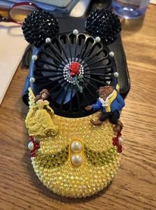 Custom MINI fan (Beauty & the Beast) New, 1 Color Light, Only! - Picture 1 of 3