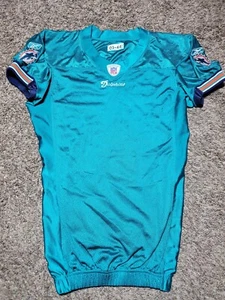2003 Miami Dolphins Reebok Teal Blank Team Issued Jersey Sz 44 Game Stripped? - Picture 1 of 13